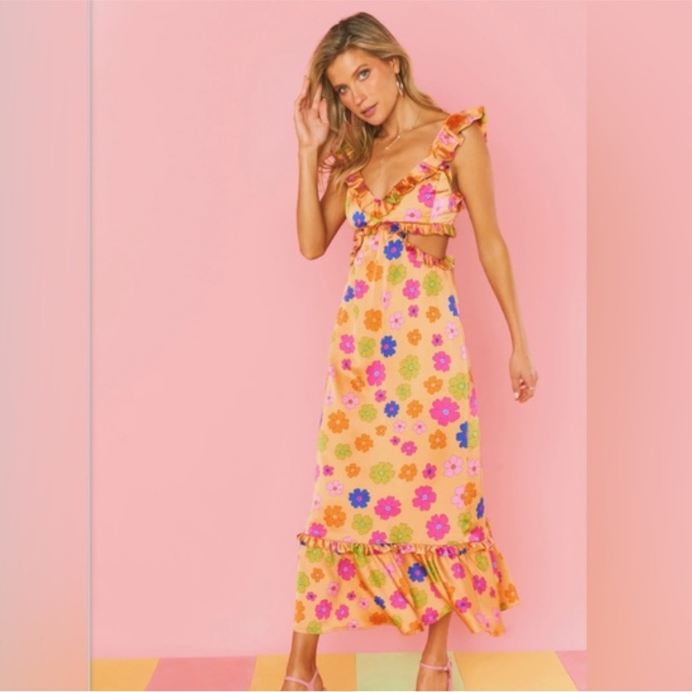 Show me your mumu Lane Midi Dress